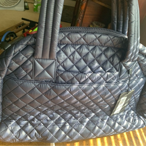 MZ Wallace Quilted Travel Bag in Navy - Picture 2 of 5